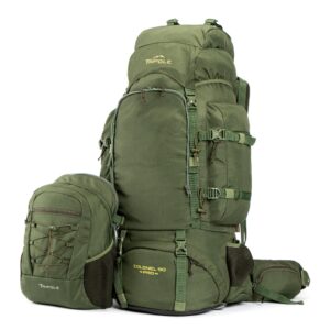 “Tripole Colonel Rucksack: Durable, Waterproof 95L Backpack for Adventurers”